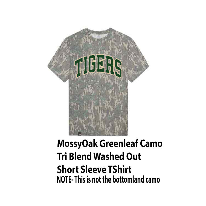 MossyOak Greenleaf Camo Tri Belnd Shirt