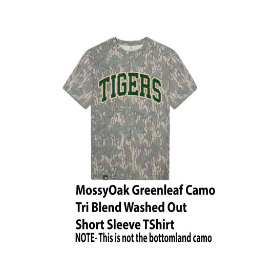 MossyOak Greenleaf Camo Tri Belnd Shirt