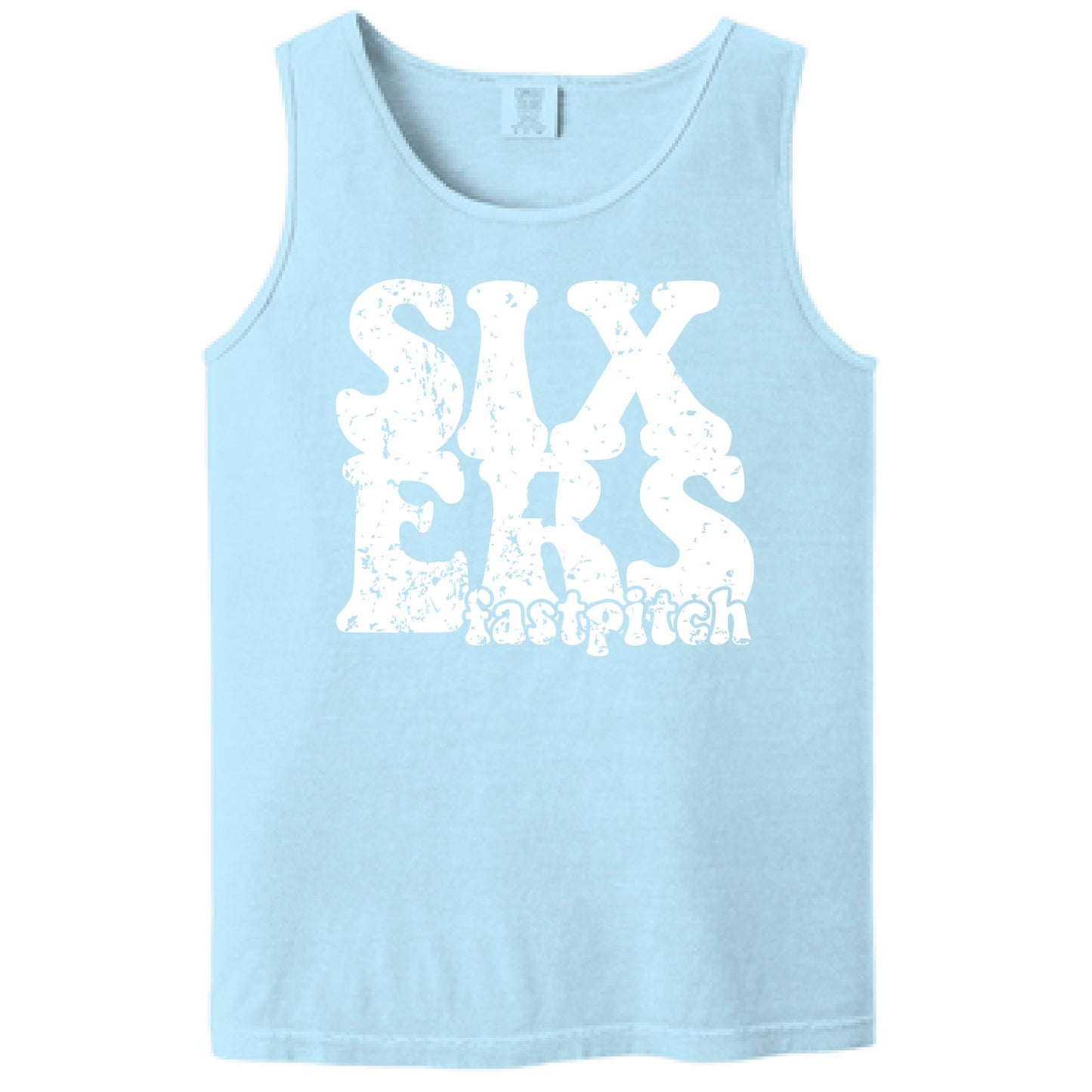 Light Blue (Chambray) Comfort Colors Tank