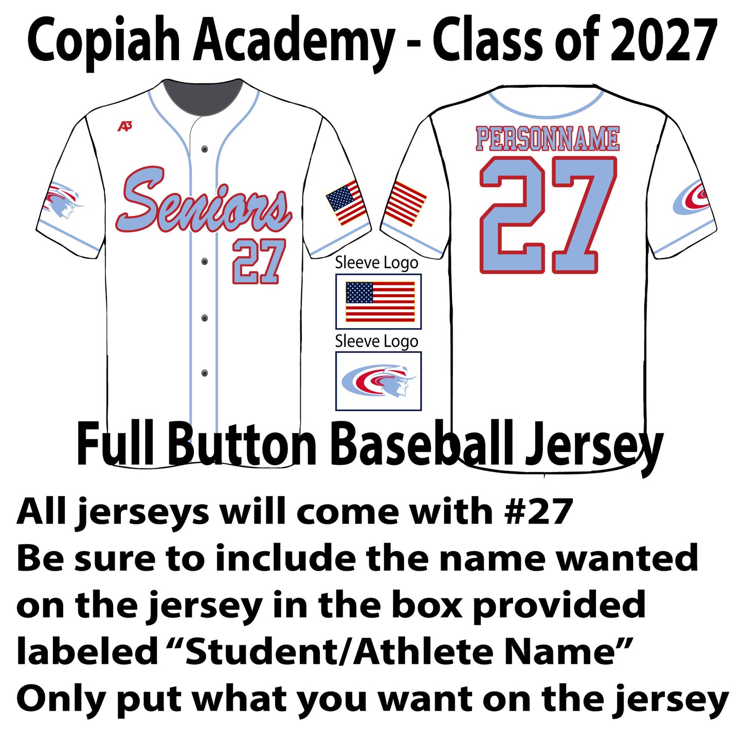 Class of 2027 Senior Jersey