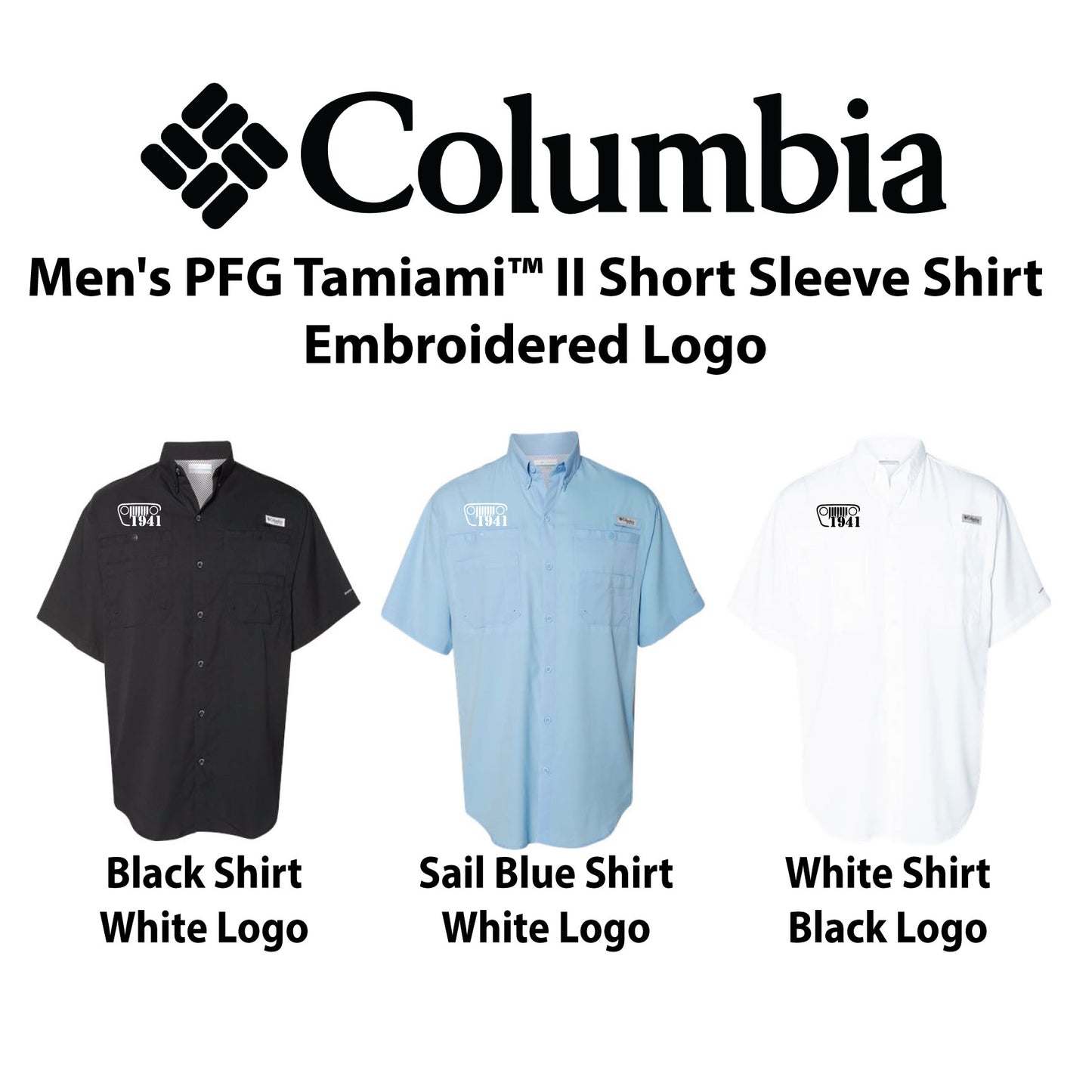 Columbia PFG Tamiani II Short Sleeve Embroidered Fishing Shirt