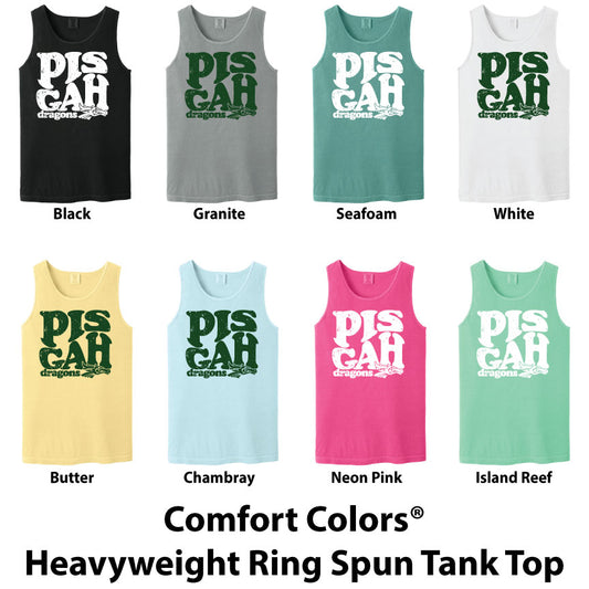 Comfort Color Tank Top - Pisgah Letters