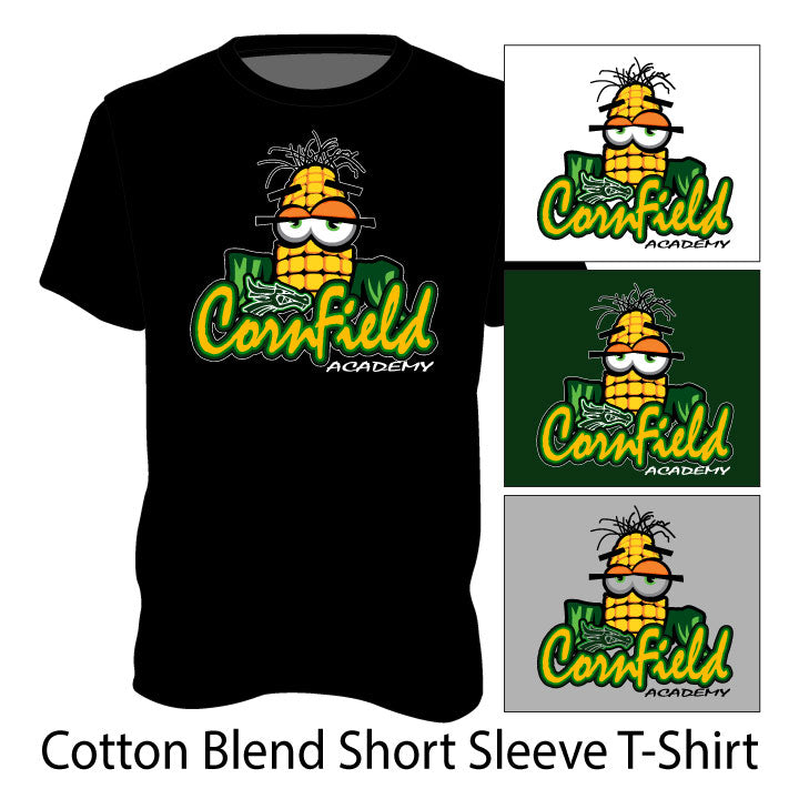 Cornfield Academy - Cotton Short Sleeve T-Shirt