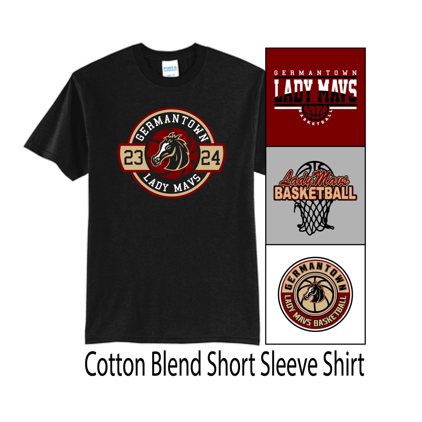 COTTON BLEND SHORT SLEEVE SHIRT