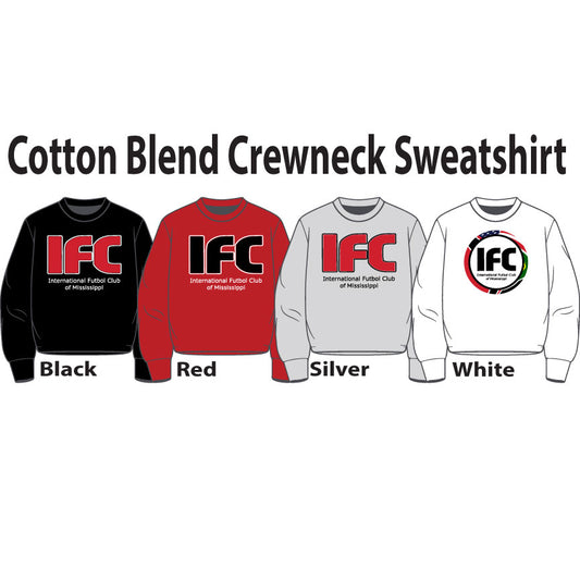 Cotton Blend Crewneck Sweatshirt