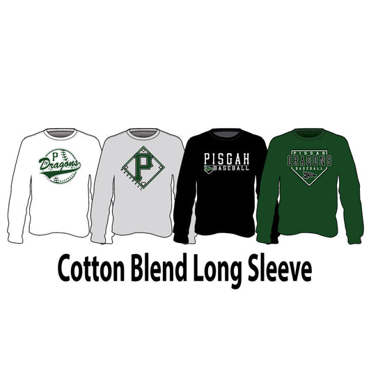 Cotton Blend Long Sleeve T-Shirt