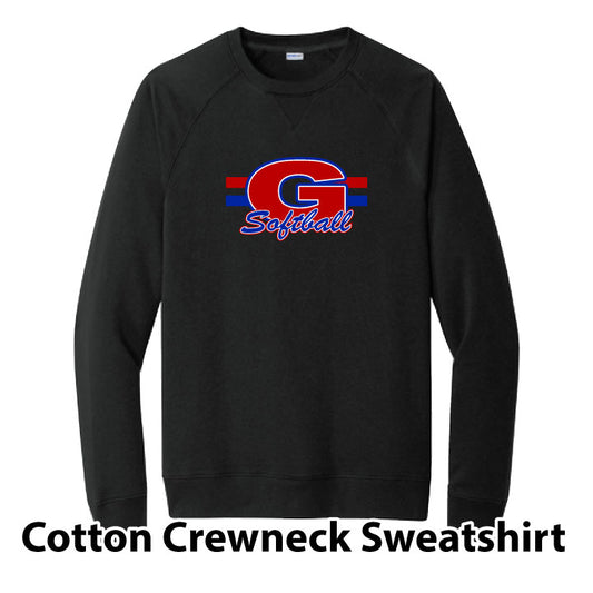 SportTek Drive Fleece Cotton Crewneck Sweatshirt