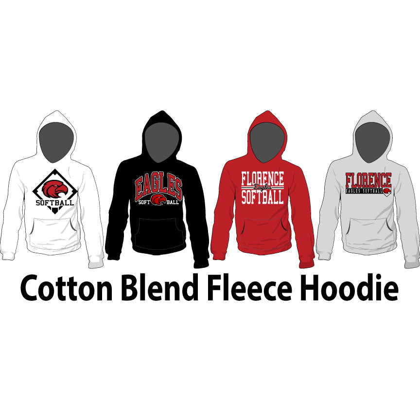 Cotton Blend Fleece Hoodie