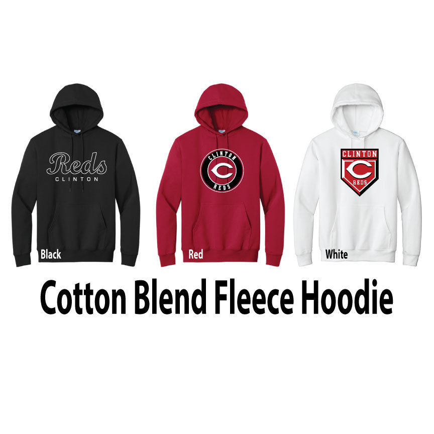 Cotton Blend Fleece Hoodie