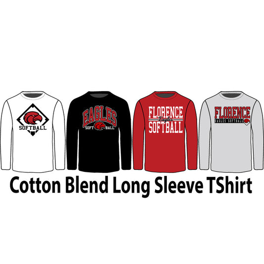 Cotton Blend Long Sleeve TShirt