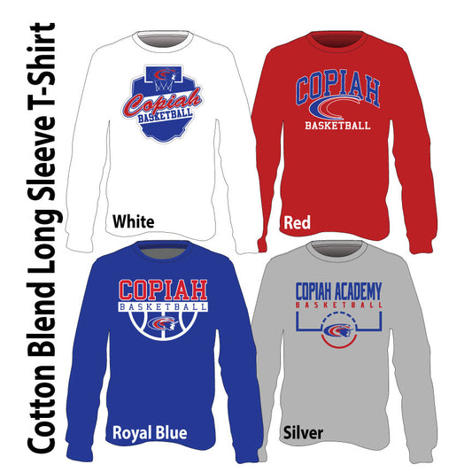 Cotton Blend Long Sleeve TShirt