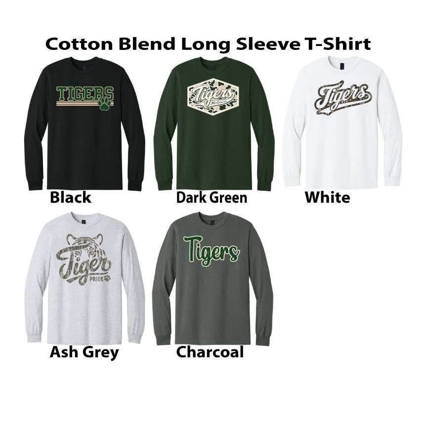 Cotton Blend Long Sleeve TShirt