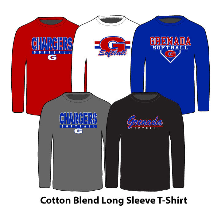 Cotton Blend Long Sleeve T-Shirt