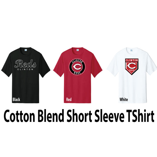 Cotton Blend Short Sleeve T-Shirt