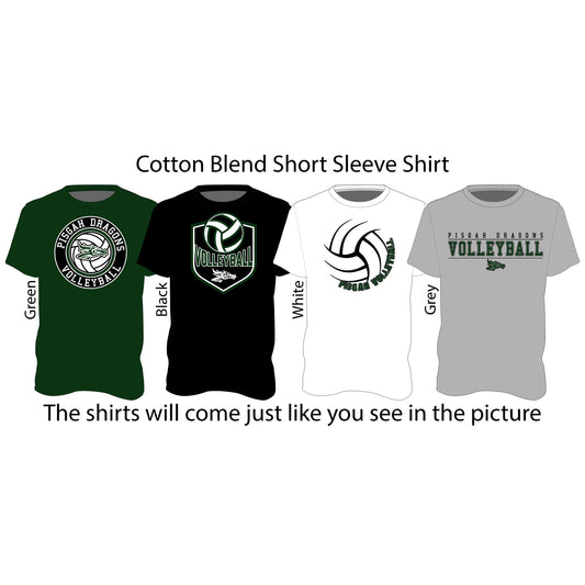 Cotton Blend Short Sleeve T-Shirt