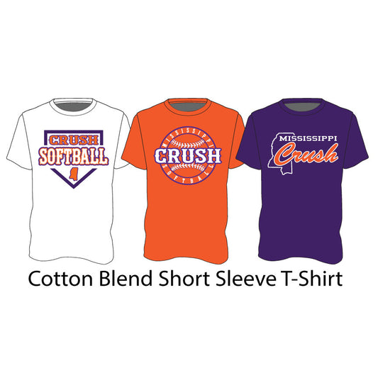 Cotton Blend Short Sleeve T-Shirt