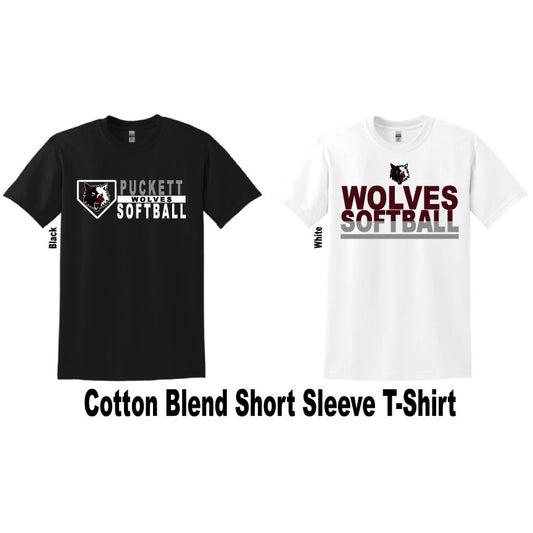 Cotton Blend Short Sleeve T-Shirt