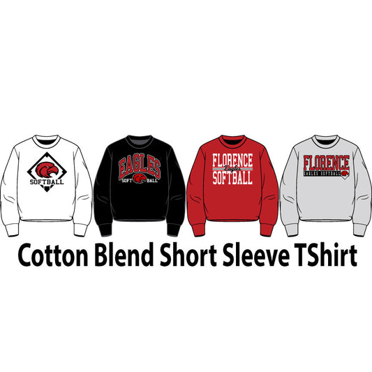 Cotton Blend Crewneck Sweatshirt