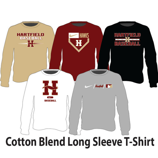 Cotton Blend Long Sleeve T-Shirt