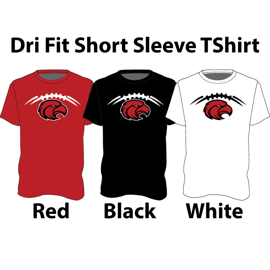 Eagle Head Logo - Dri Fit Short Sleeve TShirt