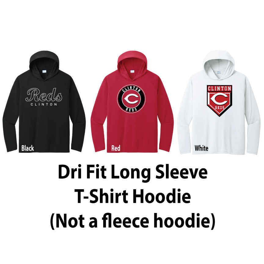 Dri Fit Long Sleeve T-Shirt Hoodie