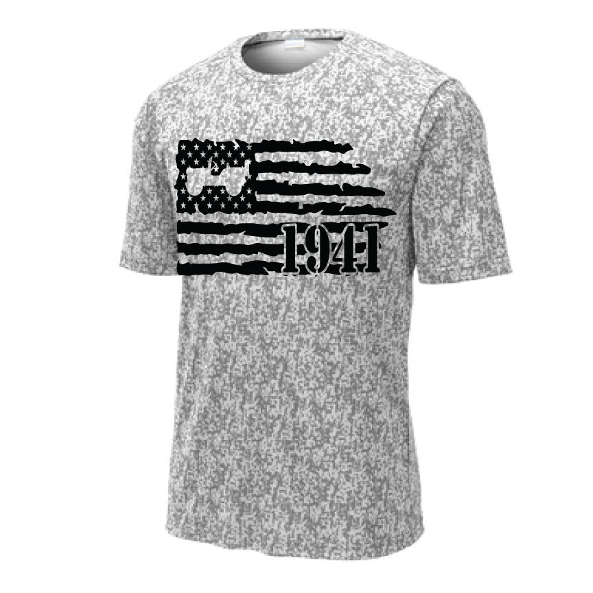 Digi Camo Dri Fit Shirt - Distressed Flag