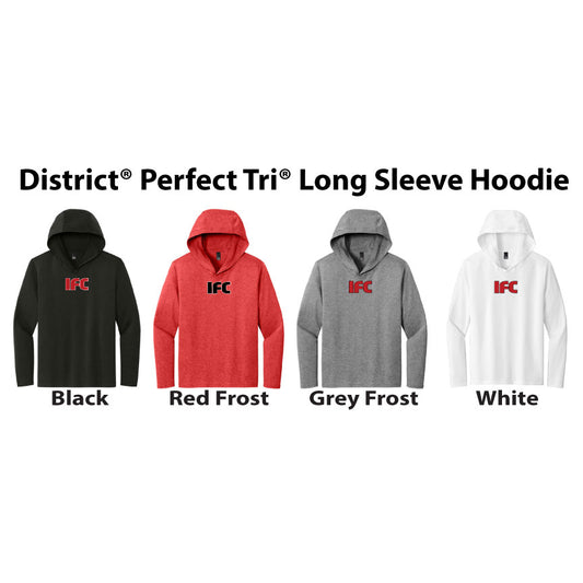 District Perfect Tri Long Sleeve Hooded Long Sleeve TShirt