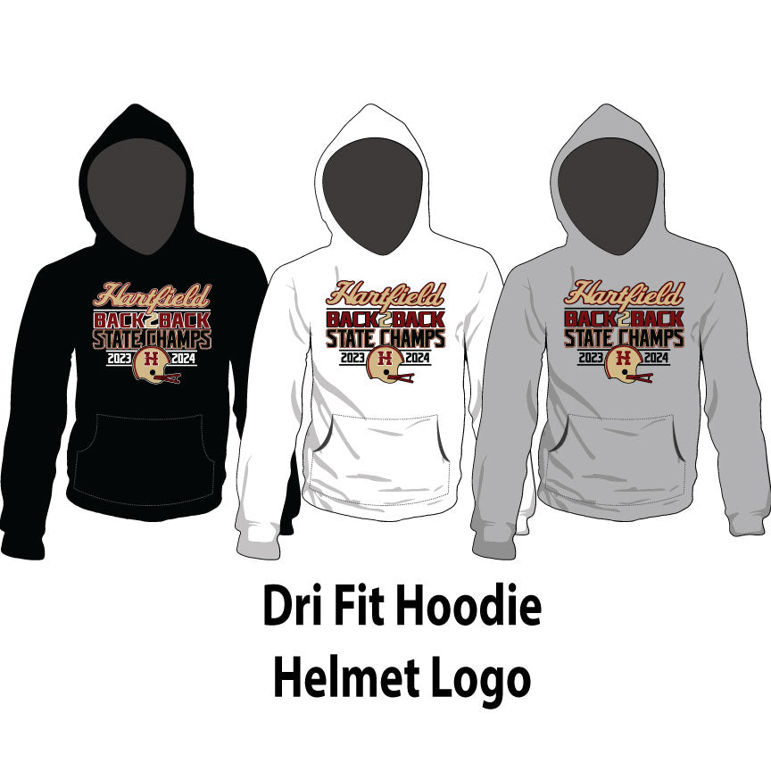 Dri Fit Hoodie - Helmet Logo