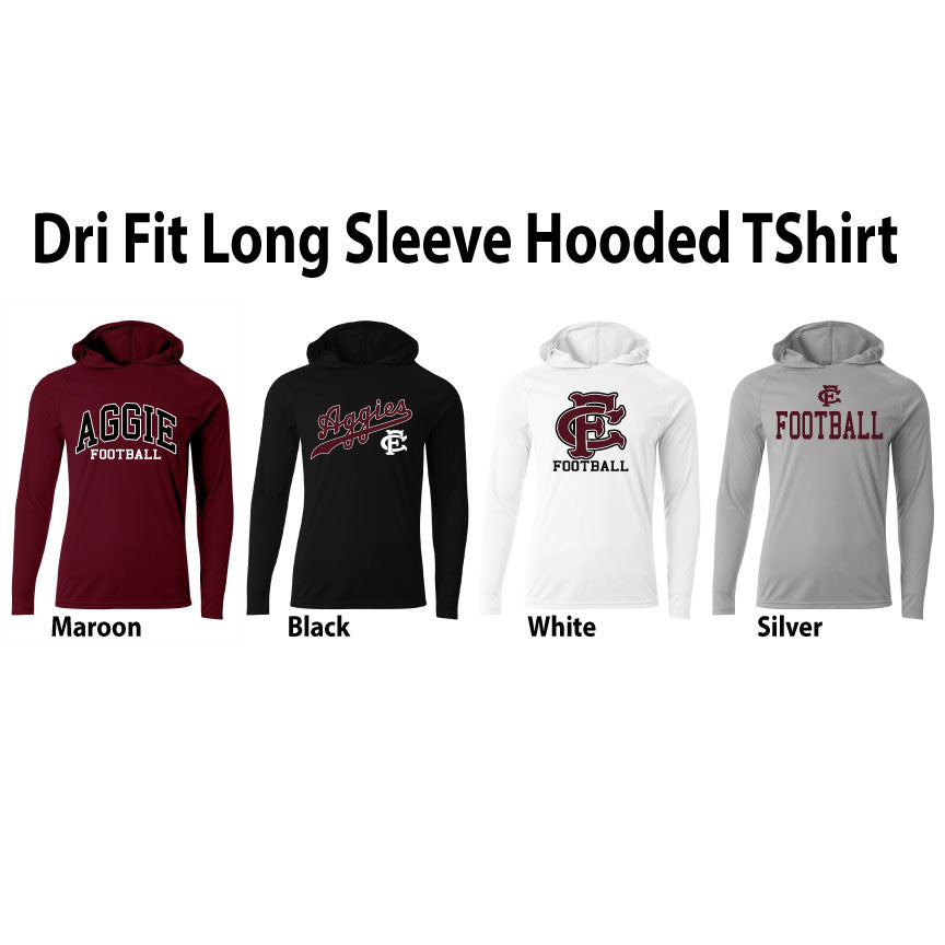 Dri Fit Long Sleeve Hoodie TShirt