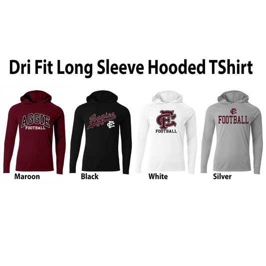 Dri Fit Long Sleeve Hoodie TShirt