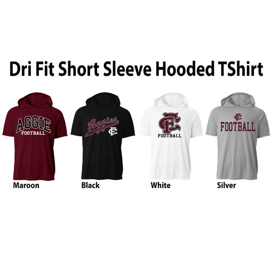 Dri Fit Short Sleeve Hoodie TShirt