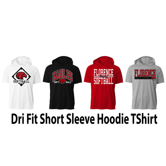 Dri Fit Short Sleeve Hoodie TShirt