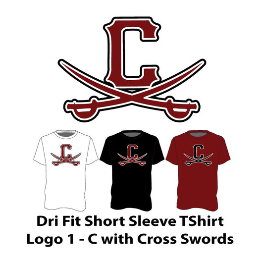 Logo 1 - C Swords - Dri Fit Short Sleeve T-Shirt