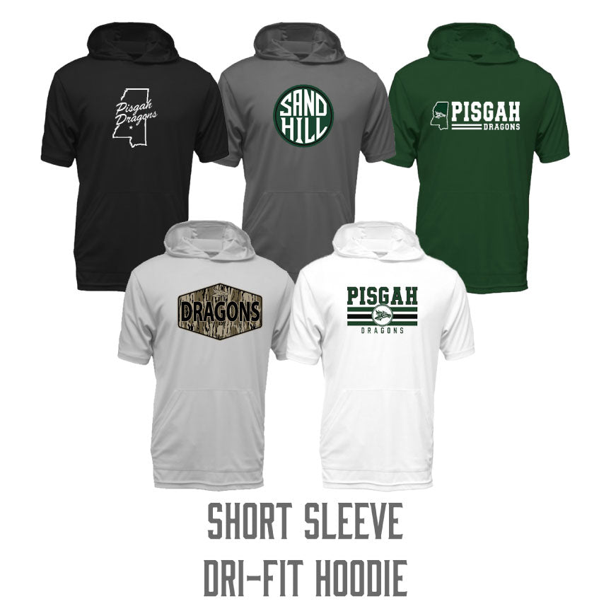 Dri Fit Short Sleeve Hoodie Tshirt