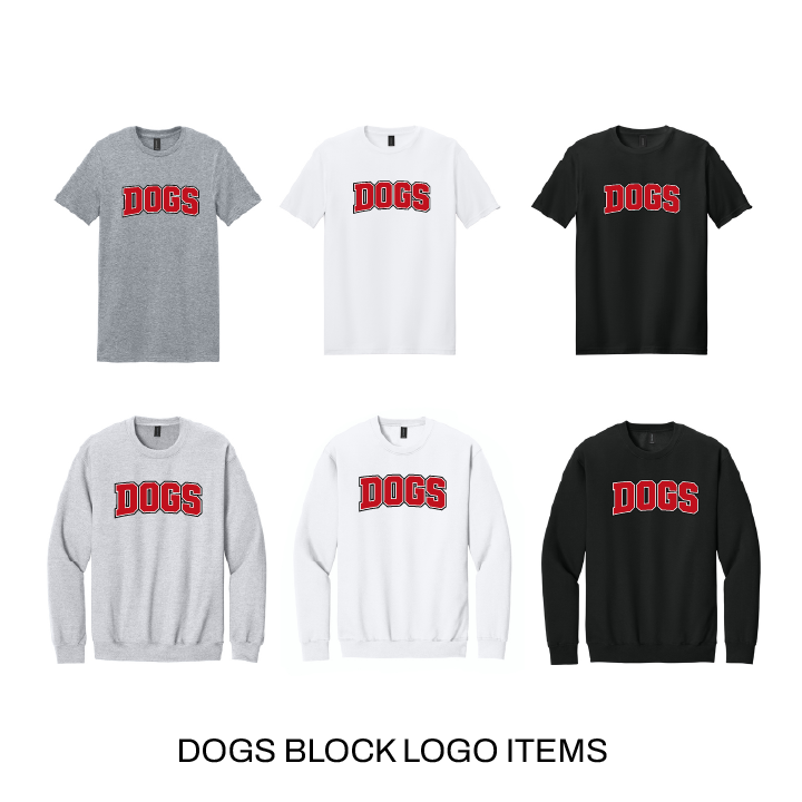 Dogs Block Logo Items