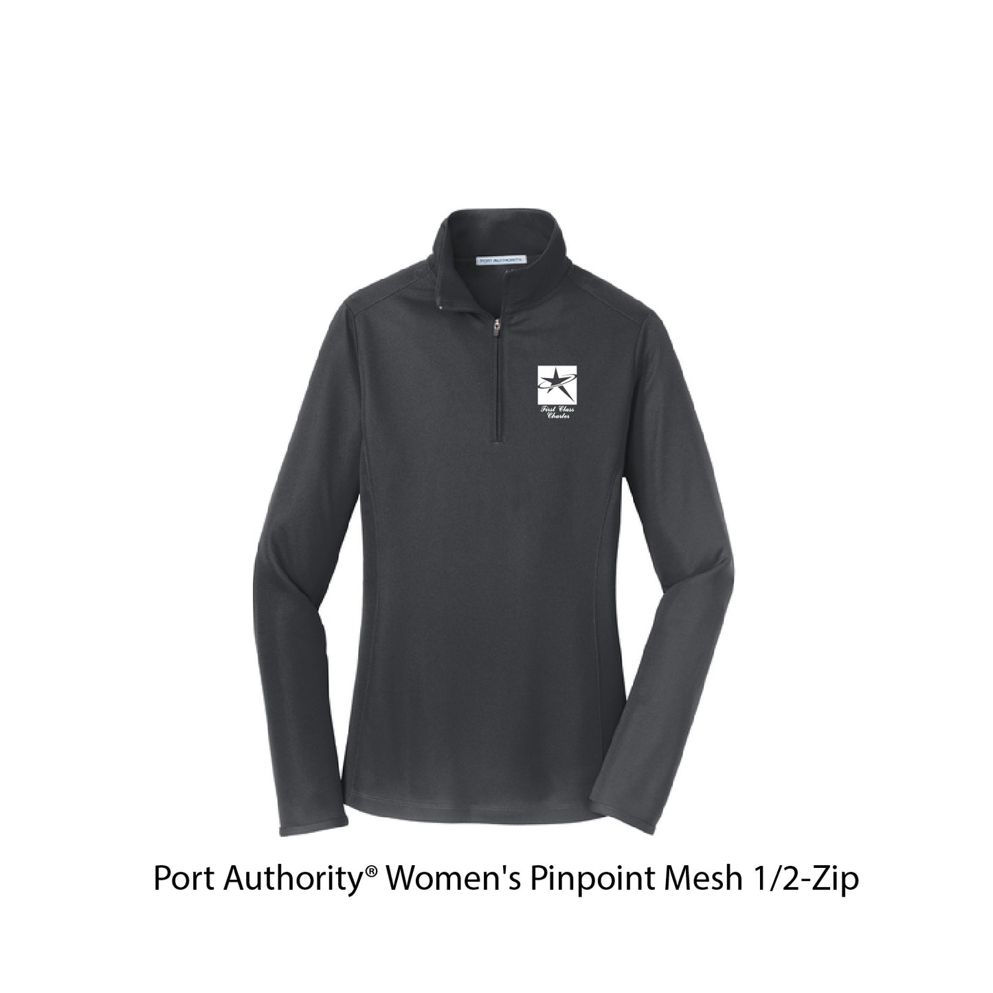 Port Authority® Women's Pinpoint Mesh 1/2-Zip