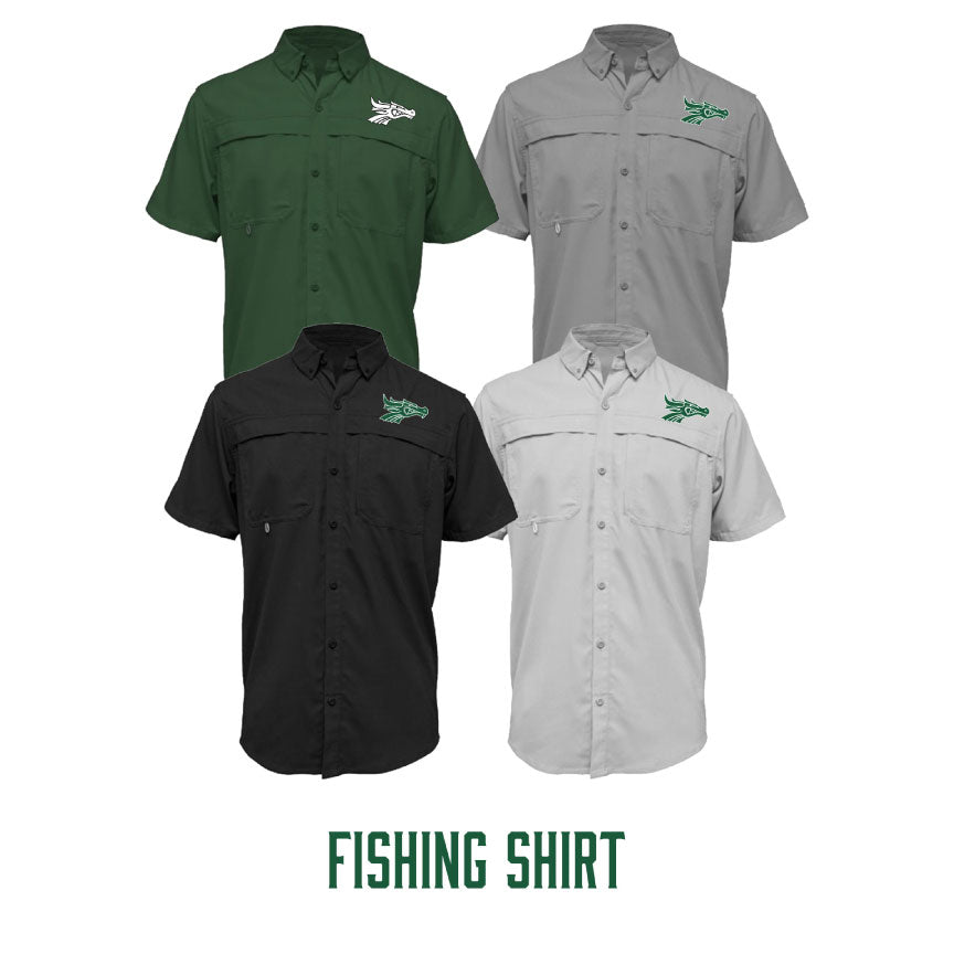 Dri Fit Fishing Short Sleeve Button Up Shirt