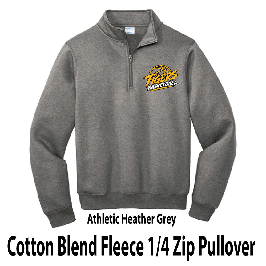 GREY Fleece 1/4 Zip Pullover