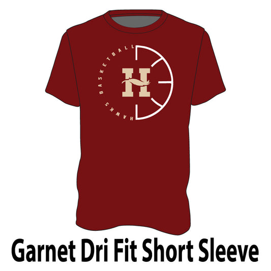 Garnet Dri Fit Short Sleeve T-Shirt
