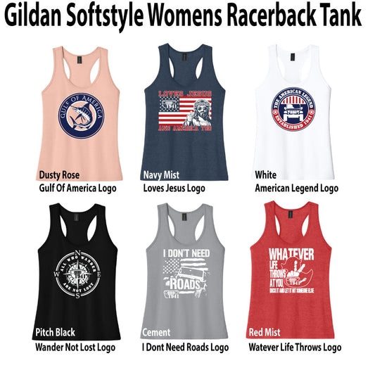 Giland Softstyle Cotton Ladies Cut Tank Top