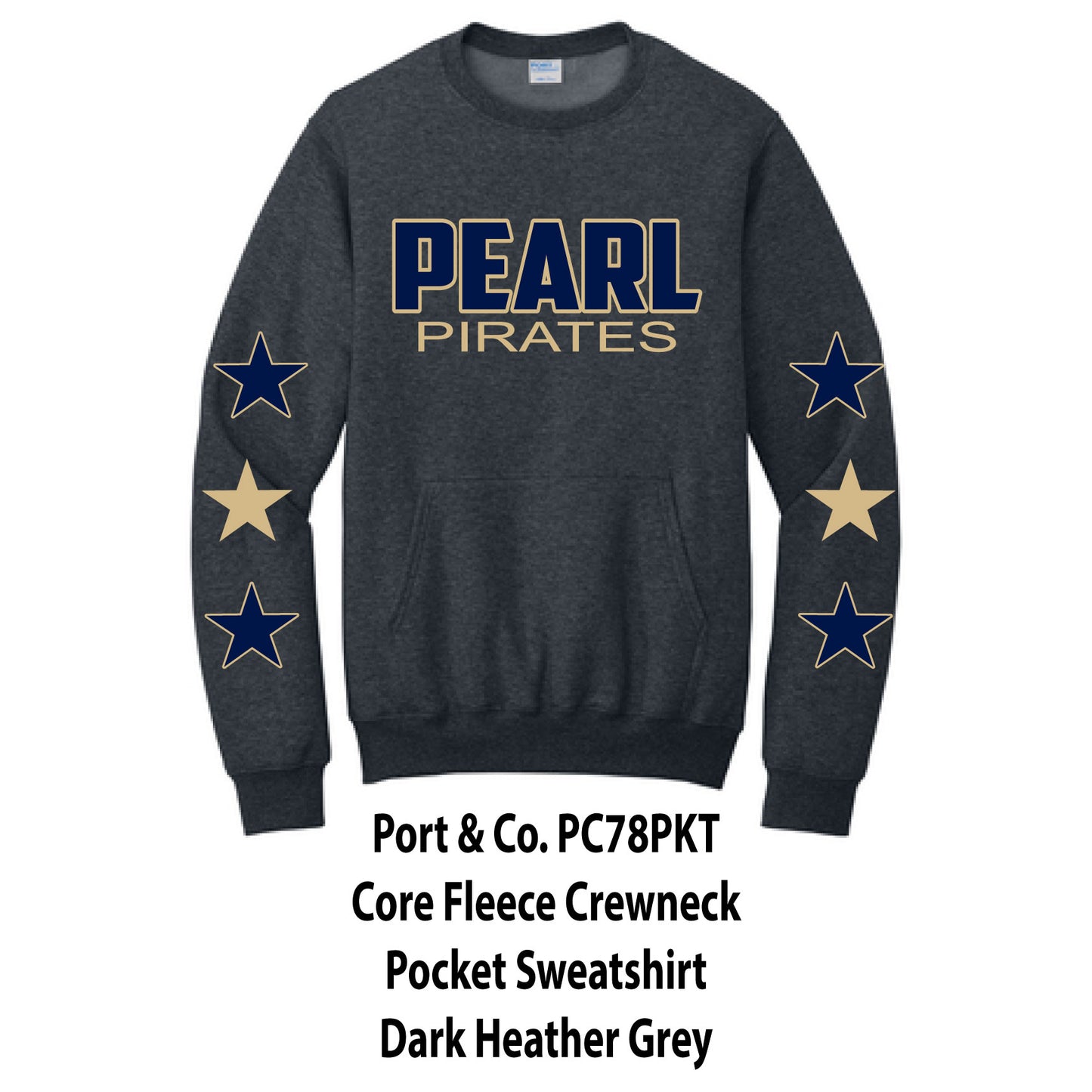 Crewneck Sweatshirt w/ Front Pocket