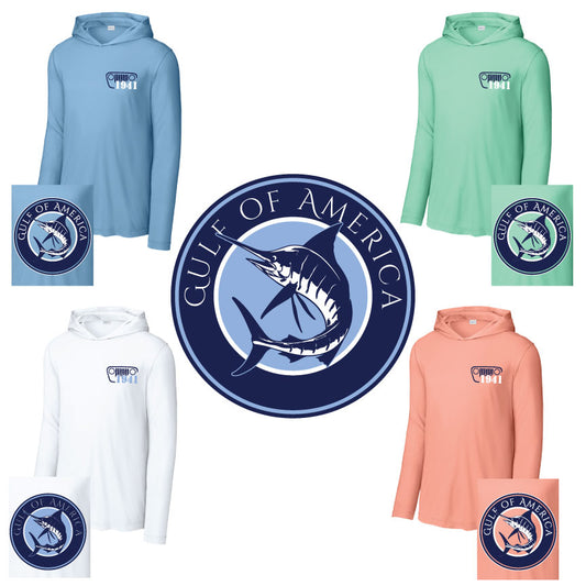 Gulf Of America - Dri Fit Long Sleeve Hoodie TShirt
