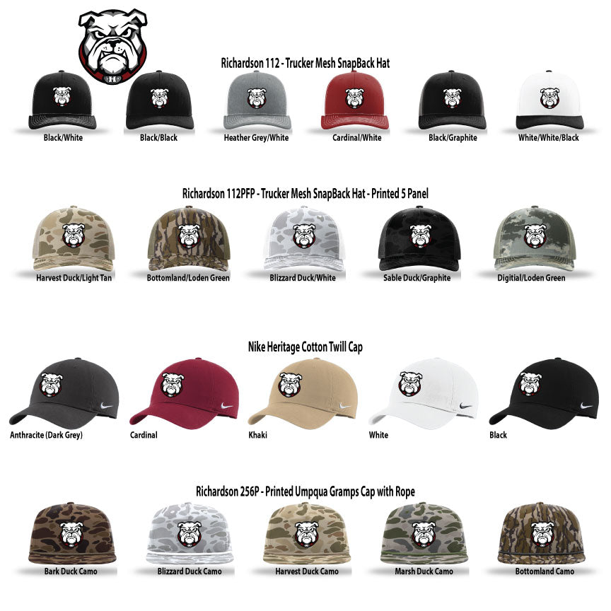 Hat- Bulldog Face Logo