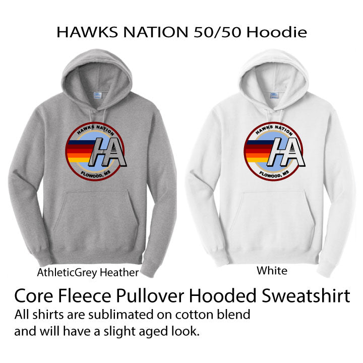 HAWKS NATION Cotton Blend Hoodie