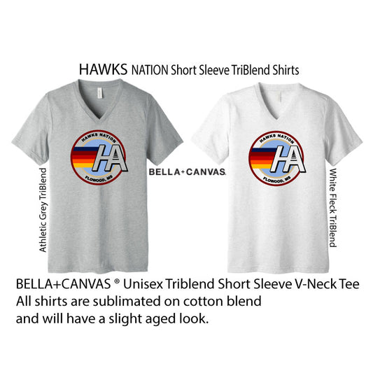 HAWKS NATION TriBlend Short Sleeve Shirt