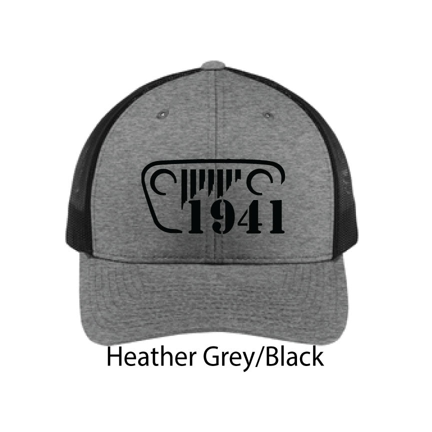 Heather Grey/Black Hat