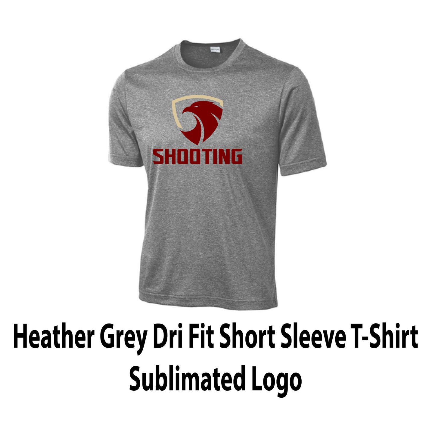 Heather Grey Dri Fit Short Sleeve T-Shirt