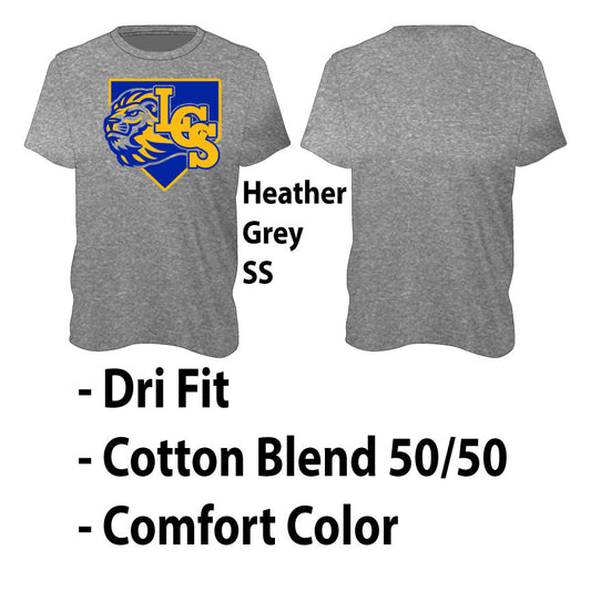 Grey SS Shirt - Home Plate