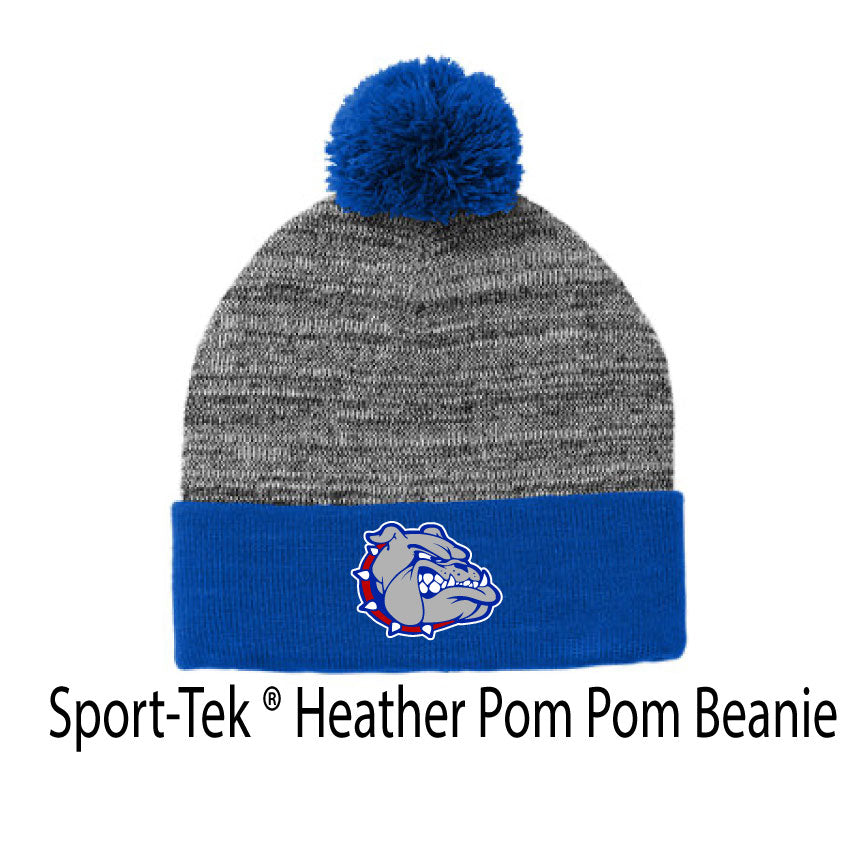 Heather Pom Beanie