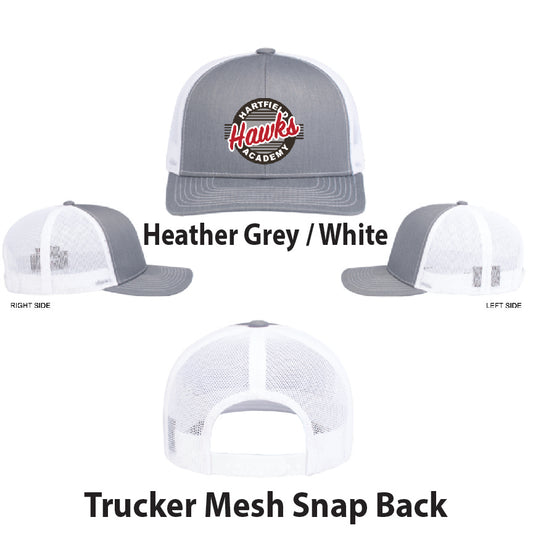 Grey/White Trucker Mesh Cap